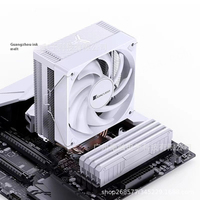Jonsbo CR1000E Youth Edition 13e génération, radiateur CPU pour ordinateur de bureau, blanc, refroidissement par eau, roulement à billes, LED RGB, processeur en cuivre