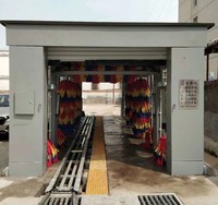 Station de lavage de voiture automatique à tunnel avec brosse, prix d'usine