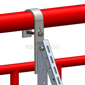 Structures de montage de panneaux PV pour <span class=keywords><strong>balcon</strong></span> Systèmes de montage pour <span class=keywords><strong>fixation</strong></span> de panneaux solaires PV - Product Image 5