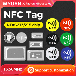 Etiqueta NFC Personalizable de 13.56MHz con Chip 213/215, Programable, Anti-metal, ISO14443A, para Trazabilidad y Anti-falsificación - Product Image 1
