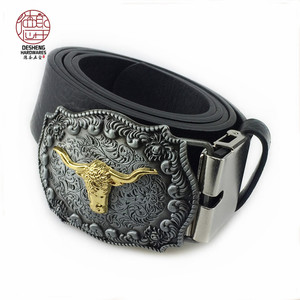 <span class=keywords><strong>Boucle</strong></span> de <span class=keywords><strong>ceinture</strong></span> western <span class=keywords><strong>dorée</strong></span> en argent sterling de 40 mm pour homme, avec initiale, motif vache, pour <span class=keywords><strong>ceinture</strong></span> de cowboy, vente en gros - Product Image 6