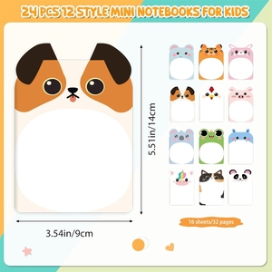 Cuadernos <span class=keywords><strong>de</strong></span> Bolsillo con Diseño <span class=keywords><strong>de</strong></span> Animales, Libretas con Páginas Rayadas, Regalo para Niños, Rellenos para Cestas <span class=keywords><strong>de</strong></span> Pascua, Mini Libretas Personalizadas con Logotipo para el Aula - Product Image 2