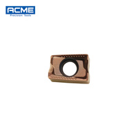Plaquettes de fraisage rapide pour tour LNMX100605PNR-MM haute durabilité, revêtement PVD, certifiées CE, OEM, HRC65 pour acier inoxydable/acier dur