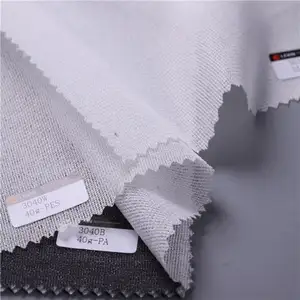 Fabrik preis 100% Polyester Trikot schmelz bare Einlage Kette gestrickt Einlage