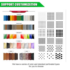 Panneau de façades en alliage d'aluminium perforé imperméable à l'eau en usine revêtement mural résistant au feu pour les murs rideaux d'hôpital extérieur de villa - Product Image 5