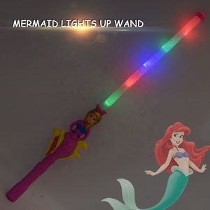 Baguette Magique Princesse Sirène pour Filles avec LED Clignotante, Baguettes de Fée Lumineuses - Product Image 3