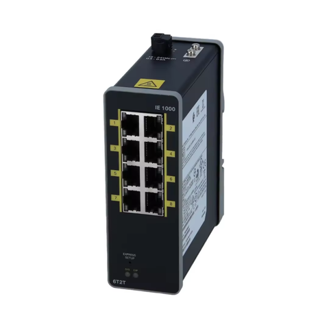 New Industrial Ethernet 1000 series GUI based L2 Network Switch with 8 FE copper ports IE-1000-6T2T-LM
