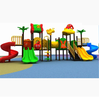 Équipement de terrain de jeux en plastique de haute qualité pour les jardins d'enfants et les parcs d'attractions