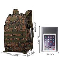 Sac à dos tactique camouflage imperméable 40L de haute qualité avec doublure en nylon, style tendance à cadre interne pour la randonnée et la chasse (vente en gros)