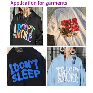 Dệt Màn Hình In Ấn Mềm Dập Nổi Puff Dán - Product Image 5