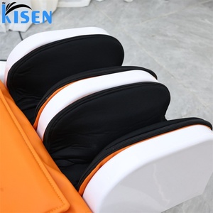 KISEN Hair Salon Shampoo Chair <b>Electronic</b> Sl Back Track airbag Kneading <b>Massage</b> Shampoo Chair with Head Spa Therapy Shampoo Bowl - Product Image 4