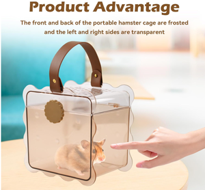 Cage portable pour petits animaux Golden Bear, pour les chinchillas, en matériau PC écologique, durable, étui de transport pour les voyages - Product Image 3