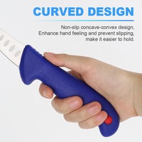 YUEYANG couteau de boucher de cuisine en acier inoxydable de haute qualité tranchant Durable avec poignée en PP jaune bleu couteaux de cuisine de vente chaude