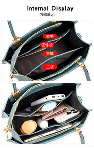 Custom Tote Bag PU Leather Luxury <b>Handbags</b> Women Bags Designer <b>Handbags</b> High Quality Ladies Crossbody Hand Bags for Women - Product Image 6