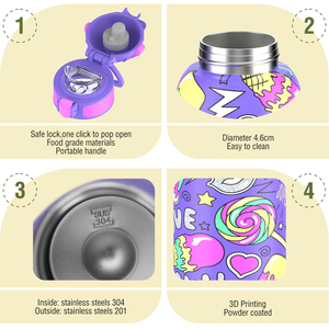 550ml Narrow-mouth Stainless Steel Sports Water Bottle || Basketball Flip Lid || Lightweight & Portable - Product Image 4