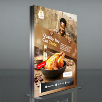 Bannière publicitaire LED double face en tissu, boîte à lumière pour exposition photo, stand modulaire, affichage LED rétroéclairé, boîte à lumière SEG