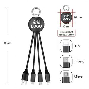 New Product USB Charging Cable With <b>Light</b> 20W Fast Charging Multifunctional Charging Cable With Custom Logo for Business Gift - Product Image 6