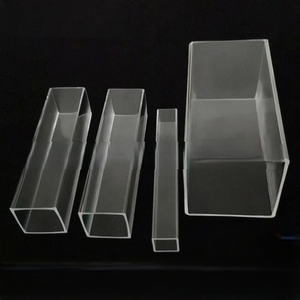ท่อสี่เหลี่ยมทำจากอะคริลิคที่ออกแบบทางวิศวกรรมน้ำหนักเบาแต่แข็งแรงชัดเจนเนื่องจากกระจกทนต่อแรงกระแทกขนาดสั่งซื้อได้สูง - Product Image 1