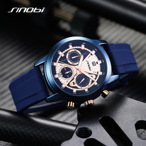 Men's <b>Watch</b> High End Multifunctional Waterproof Silicone Strap Quartz <b>Watch</b> - Product Image 2