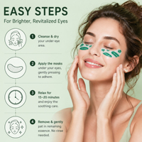 Fabricant OEM ODM de produits de soin de la peau, étiquette privée, patchs hydratants anti-rides pour les cernes, masque en feuille pour le contour des yeux
