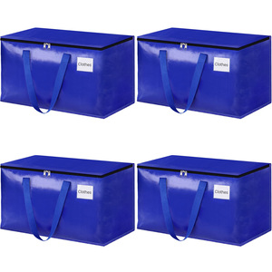 Paquete de 6 Bolsas de Almacenamiento Extra Grandes y Resistentes, Bolsas de Viaje Plegables de PE Duradero con Asas de Transporte para Ropa de Cama - Product Image 3