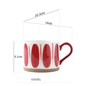 แก้วมักเซรามิก,แก้วกาแฟเซรามิกทรงกลมขนาดใหญ่ของขวัญคริสต์มาสแบบกำหนดเอง - Product Image 3