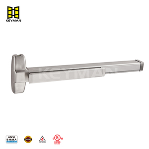 Keyman ANSI Lớp 1 lửa đánh giá 3 giờ cửa ba điểm khóa với Lỗ mộng khóa đẩy thanh thép không gỉ hoảng loạn thanh thoát thiết bị - Product Image 5