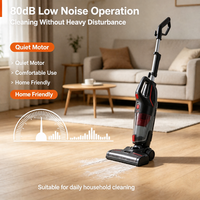 Aspirateur vertical multifonction 2-en-1, aspirateur à main, aspiration 15 kPa, cordon d'alimentation de 6 m pour tapis et sols