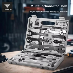 Kit d'outils de réparation de vélo TOSUOD, kit de réparation de moyeu de pédalier, kit de réparation de pneus, équipement d'<span class=keywords><strong>entretien</strong></span> pour vélo de montagne et vélo de route - Product Image 1