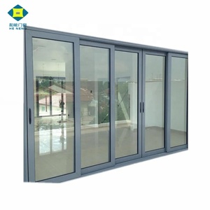 Cửa nhôm khung nhà máy tùy chỉnh ban công trượt kính giá bán buôn thiết kế đồ họa nhôm thiết kế hiện đại hoàn thành - Product Image 2