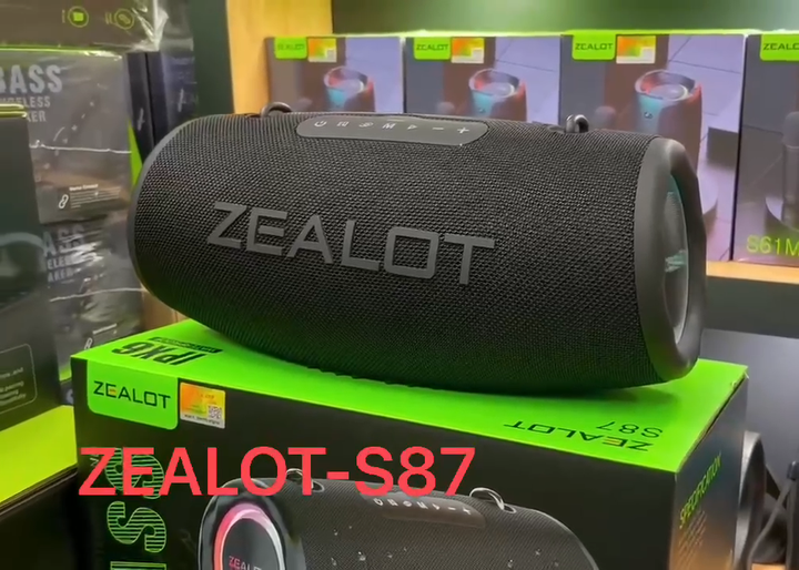 スピーカー・ウーファー ZEALOT Powerful Bass Party Speaker Portable wireless speaker with 4 subwoofers, powerful bass