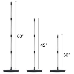 <span class=keywords><strong>Escoba</strong></span> telescópica con mango y cepillo de goma de cerdas suaves para limpieza de alfombras - Product Image 2