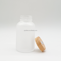 Vente chaude vide 100cc 200cc 250cc verre clair givré médecine bouteille Capsule pilule bouteille vitamine supplément bouteille conteneur