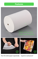 Papel Autoadhesivo Sintético de Polipropileno (PP) para Impresión UV de un Solo Lado, con Recubrimiento Acrílico Mate, Resistente al Agua, para Impresión Flexográfica