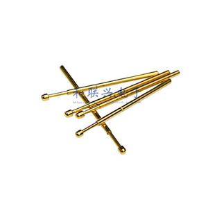 Sonda de prueba de punta redonda chapada en oro Pa50-D2 de 0,9 mm de diámetro para piezas y accesorios de instrumentos - Product Image 1