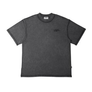 Nouvel Arrivage T-shirt Unisexe 100% Coton Coupe Boxy Col Rond Vintage Décontracté Ample Respirant Manches Courtes avec Logo Personnalisé Style Urbain - Product Image 4