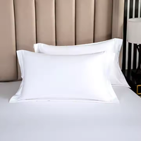 Ensemble de literie d'hôtel sur mesure en gros armure toile de coton blanc Style simple 200TC toutes saisons ensemble de literie de 3 pièces