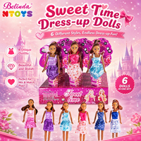 Poupées Belinda de 11,5 pouces pour filles, corps vide, poupée noire tendance, modèle en plastique pas cher, jouets promotionnels pour filles, cadeaux pour enfants