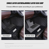 Beaucoup de gros 7D tapis de voiture antidérapant résistant à l'usure bonne intégrité cuir Double couche avec bobine 7D tapis de voiture pour rx-300-2001