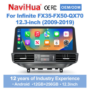 Navihua New Design <b>Android</b> <b>Car</b> Radio Player GPS Navigation Multimedia Carplay Stereo DSP for Infiniti FX35 FX50 QX70 2009-2019 - Product Image 1