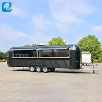 Remorque de restauration professionnelle Chammp avec cuisine complète pour la vente ambulante, usage commercial, logistique professionnelle haute performance