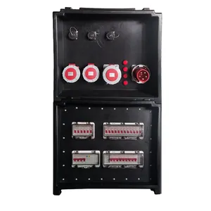 Stage Temporary Socket Box JHDB-LC02 J H 63A 3 Phase Outdoor Stackable Portable Waterproof Distribution Box