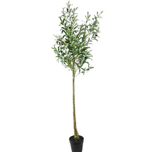Arbre d'<span class=keywords><strong>olivier</strong></span> artificiel KagaJo <span class=keywords><strong>en</strong></span> <span class=keywords><strong>pot</strong></span>, ignifuge, résistant aux UV, <span class=keywords><strong>en</strong></span> plastique durable, toucher naturel, pour usage extérieur et intérieur, hauteur - Product Image 5