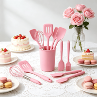 Ensemble d'ustensiles de pâtisserie en silicone élégant de 5 pièces, boîte cadeau élégante, fournitures de cuisson polyvalentes, passe au lave-vaisselle, parfait pour la cuisine