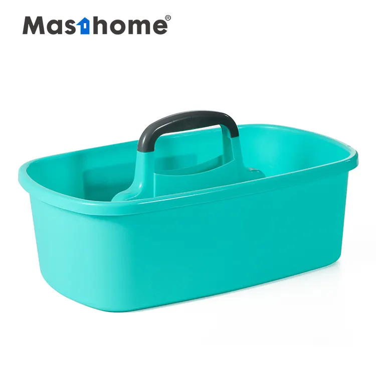 Masthome Roman Yeşil Dayanıklı TPR Kullanışlı Temizlik Mutfak ve Banyo Temizlik Caddy temiz