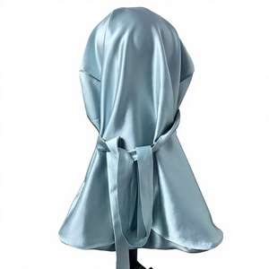 Bonnet de nuit en satin de soie de mûrier 100 % naturelle, personnalisable avec logo, pour protéger les cheveux – Vente en gros - Product Image 3