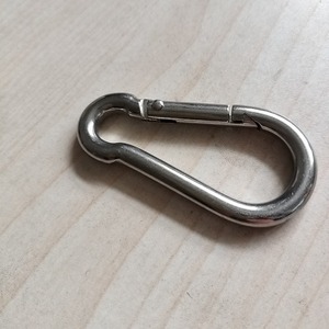 Mosquetón de Acero Inoxidable de 6 mm, Gancho de Escalada Resistente para Exteriores, Equipo de Seguridad de Grado Industrial - Product Image 1