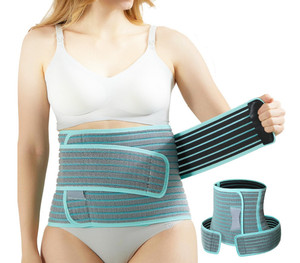 Venta al por mayor de alta calidad 2 en 1 banda posparto vientre cinturón pélvico ajustable vientre envoltura <span class=keywords><strong>faja</strong></span> para postnatal - Product Image 1