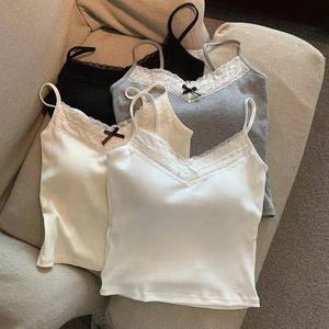 Женский Кружевной серый топ - Product Image 2