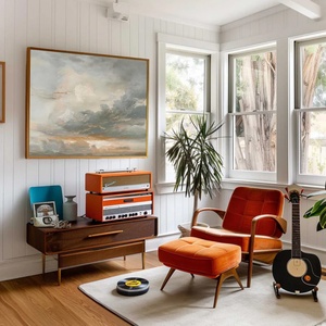 Peinture de nature morte originale, art mural moderne fait à la main, décoration intérieure, esthétique abstraite de luxe, toile acrylique texturée 3D - Product Image 5